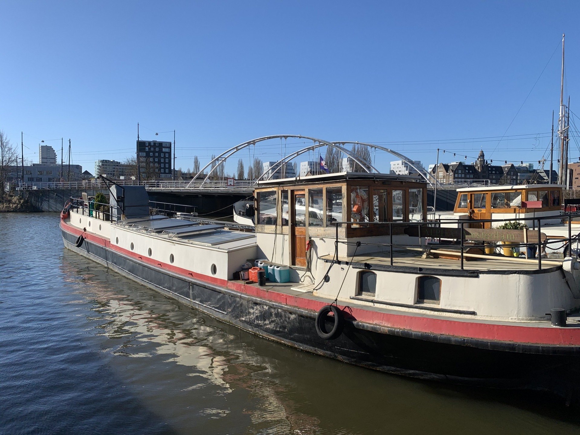 Woonschip Levantkade Amsterdam