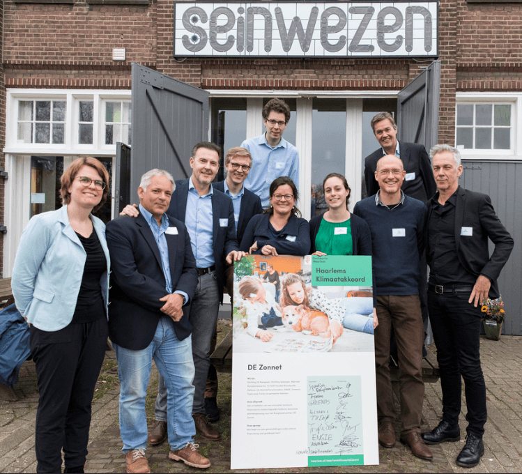 PVT heat pump solar panels climate agreement haarlem